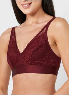 hunkemoller Lace Plunge Neck Bra  - Image 2