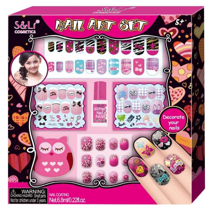 مكياج الأظافر مع الأكسسوارات للبنات - S22502 - Image 1