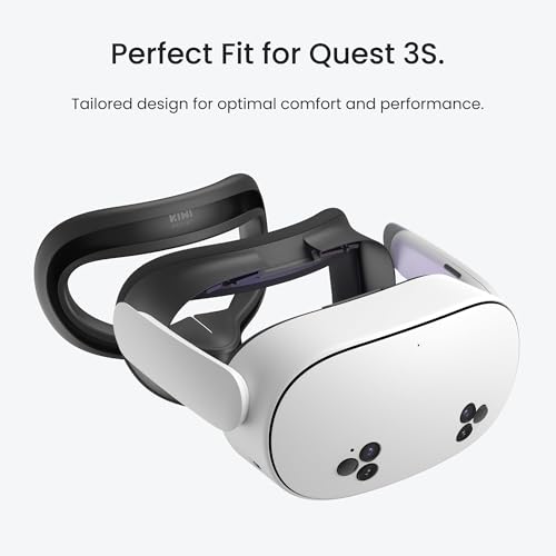 KIWI design F4 Silicone Facial Cover Compatible with Meta Quest 3S (Made for Meta), NOT Compatible with Quest 3 - Image 3
