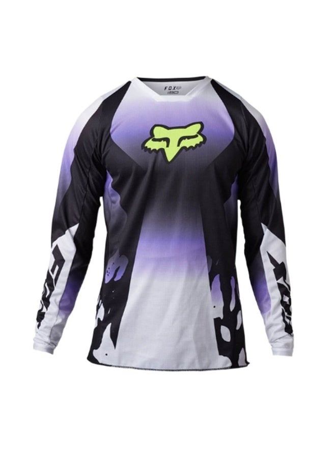 Fox Men's Outdoor Cycling Suit Off-road Road Mountain Bike Cycling Tops - Image 1