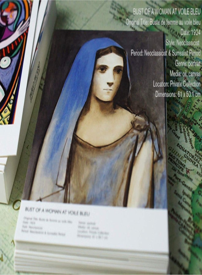 HOSTEESSCHOICE Beautiful Art Postcards set of 30 Post card of Pablo Picasso variety pack Famous Painting Scenery,4 x 6 Inches - Image 3