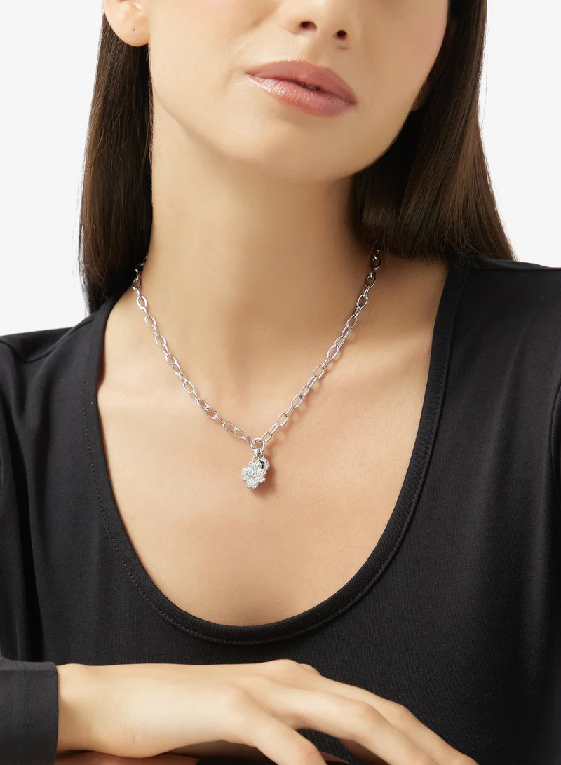 GUESS  Lucky Charm Pave Necklace for Women | Best Price UAE