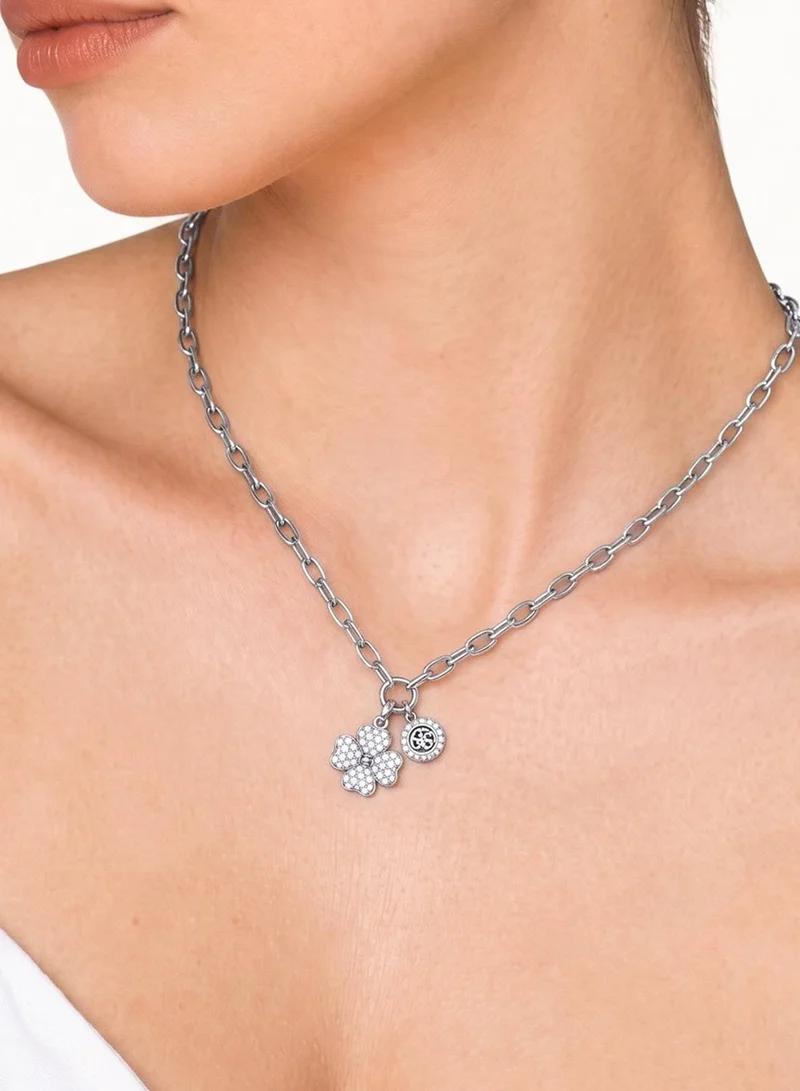 GUESS  Lucky Charm Pave Necklace for Women | Best Price UAE