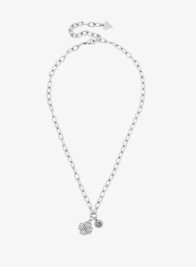 GUESS Lucky Charm Pave Necklace - Image 4