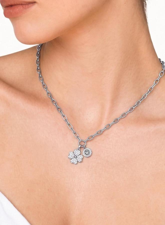 GUESS Lucky Charm Pave Necklace - Image 2