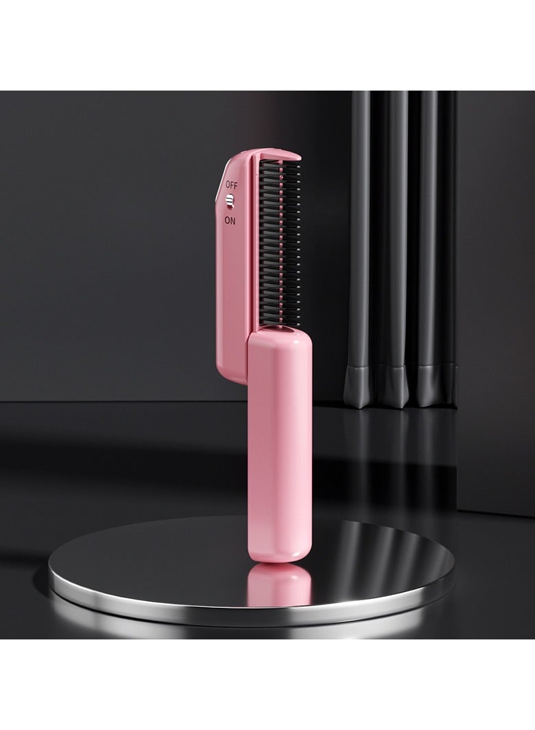 general Hair straightening comb home negative ion does not hurt hair lazy people portable curly hair dual-purpose artifact hair straightener - Image 2