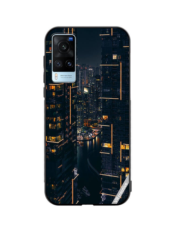 VR CREATIVE Protective Case Cover For Vivo X60 Building View Design Multicolour - Image 1