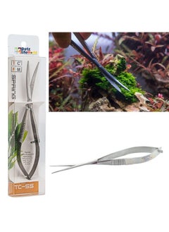 Planted Aquarium Moss Spring Scissors 15Cm | Stainless Steel Water Grass Scissors | Aquascaping Tool For Trimming Nano Tanks And Moss By Petzlifeworld