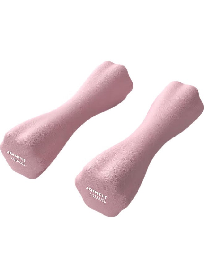 Joinfit Women'S Fitness Home Dipped Dumbbell 1.5Kg Pink Flower Cluster Pair F.S.005Dd-J - Image 2