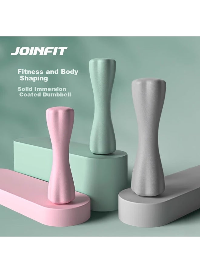 JOINFIT دمبل منزلي للنساء من جوينفيت 1.5 كجم بتصميم زهور وردية - Image 2