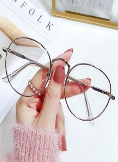MOSU COLON Blue Light Blocking Glasses Ladies Myopia Glasses Metal Thick Rim Student Glasses 