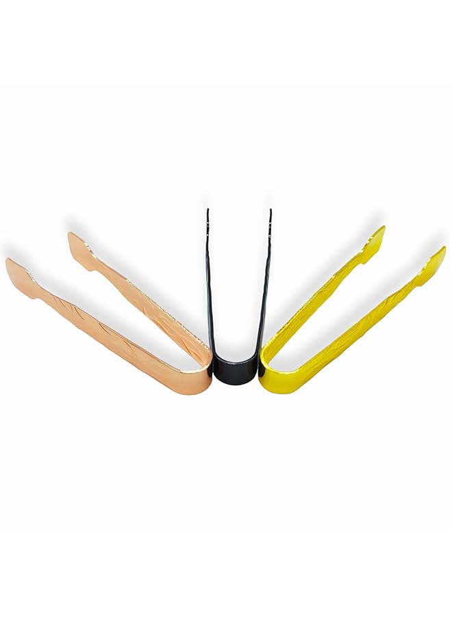 erorex 3Pcs Metal Incense Burner Tongs Gold Plated Metal Incense Cone Tong Specially Designed For Handle Incense 3 Color - Image 4