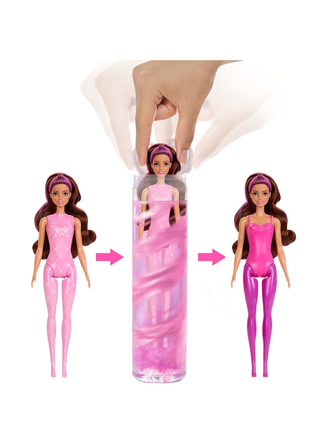 Barbie Color Reveal Doll & Accessories, Ballerina Series, 6 Unboxing Surprises Include Color Change, Inspired by Balletcore (Styles May Vary)  - Image 3