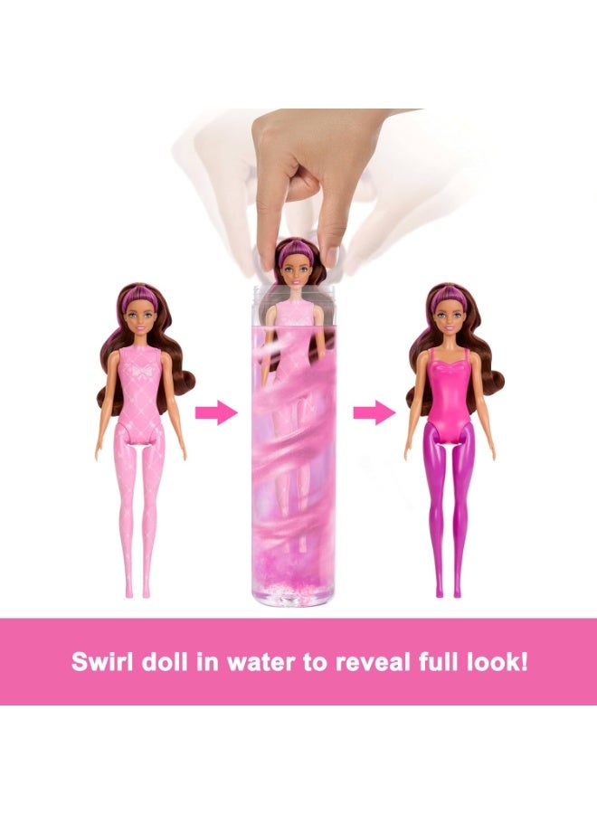 Barbie Color Reveal Doll & Accessories, Ballerina Series, 6 Unboxing Surprises Include Color Change, Inspired by Balletcore (Styles May Vary) - Image 3