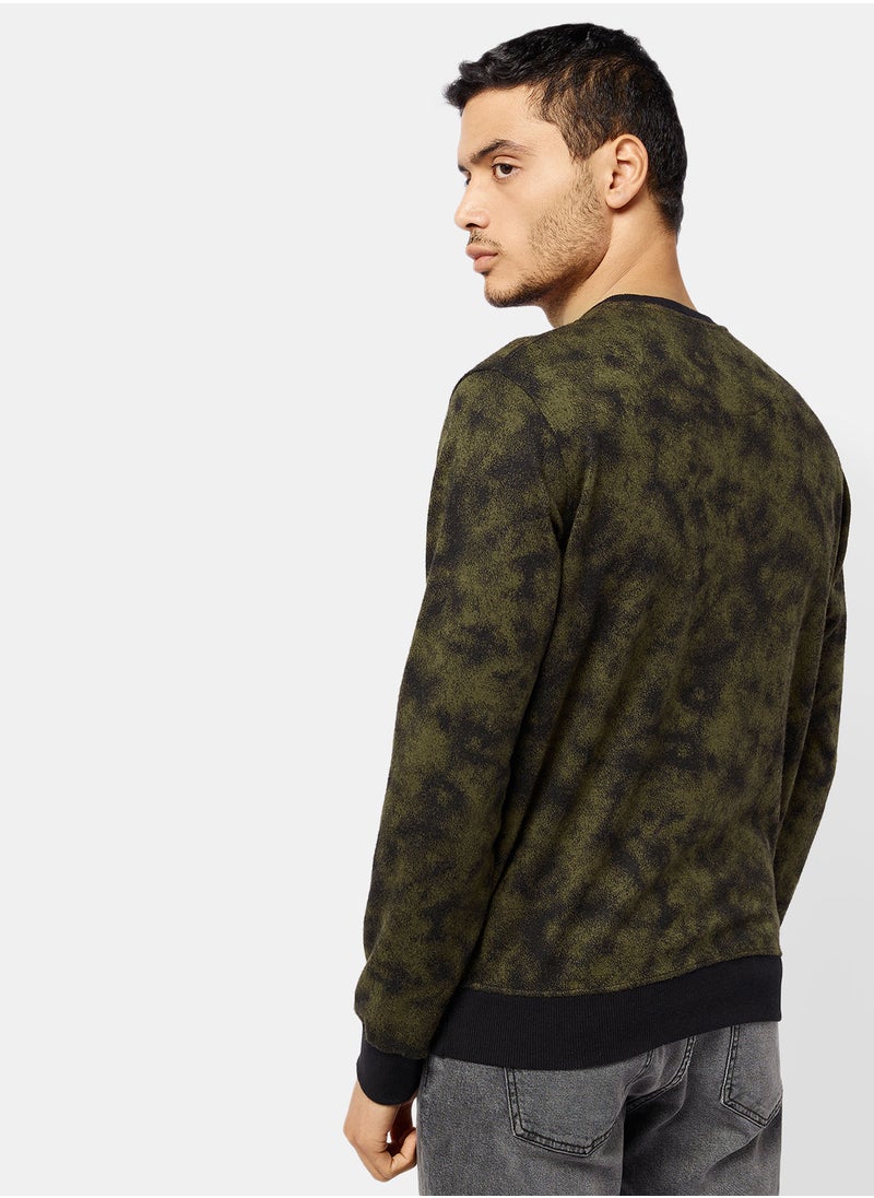 TOWN TEAM - KHAKI Sweatshirt - Image 1