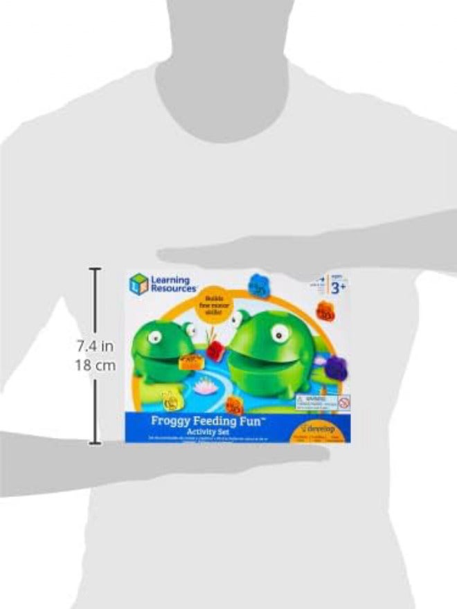 Learning Resources Froggy Feeding Fun Activity Set, Fine Motor Toy, 64 Piece, Ages 3+ - Image 4