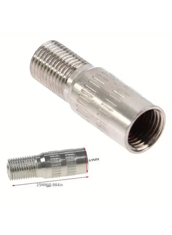Metal Tire Valve Extension Cap 25mm 2pcs For Moped Accessories Valve Mouth Extension - Image 3
