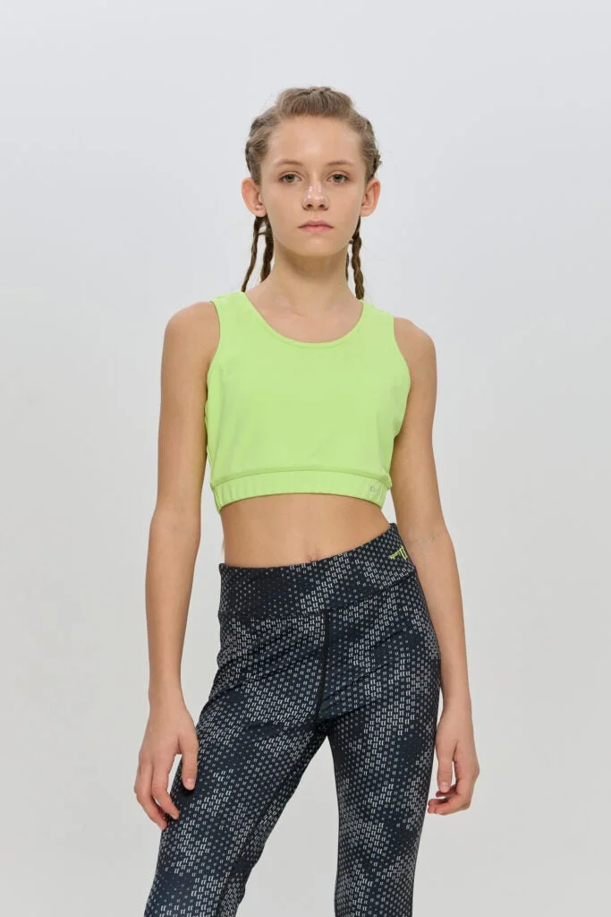 شوبيت بلوزة رياضية قصيرة خضراء - شوبيت