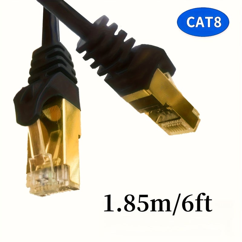 CAT8 Ethernet Cable 0 91m 3ft Professional Network Patch Cord 40Gbps 2000Mhz S FTP High Speed Internet Lan Wire with RJ45 Gold Plated Connector for Router Modem Gaming Xbox - Image 5
