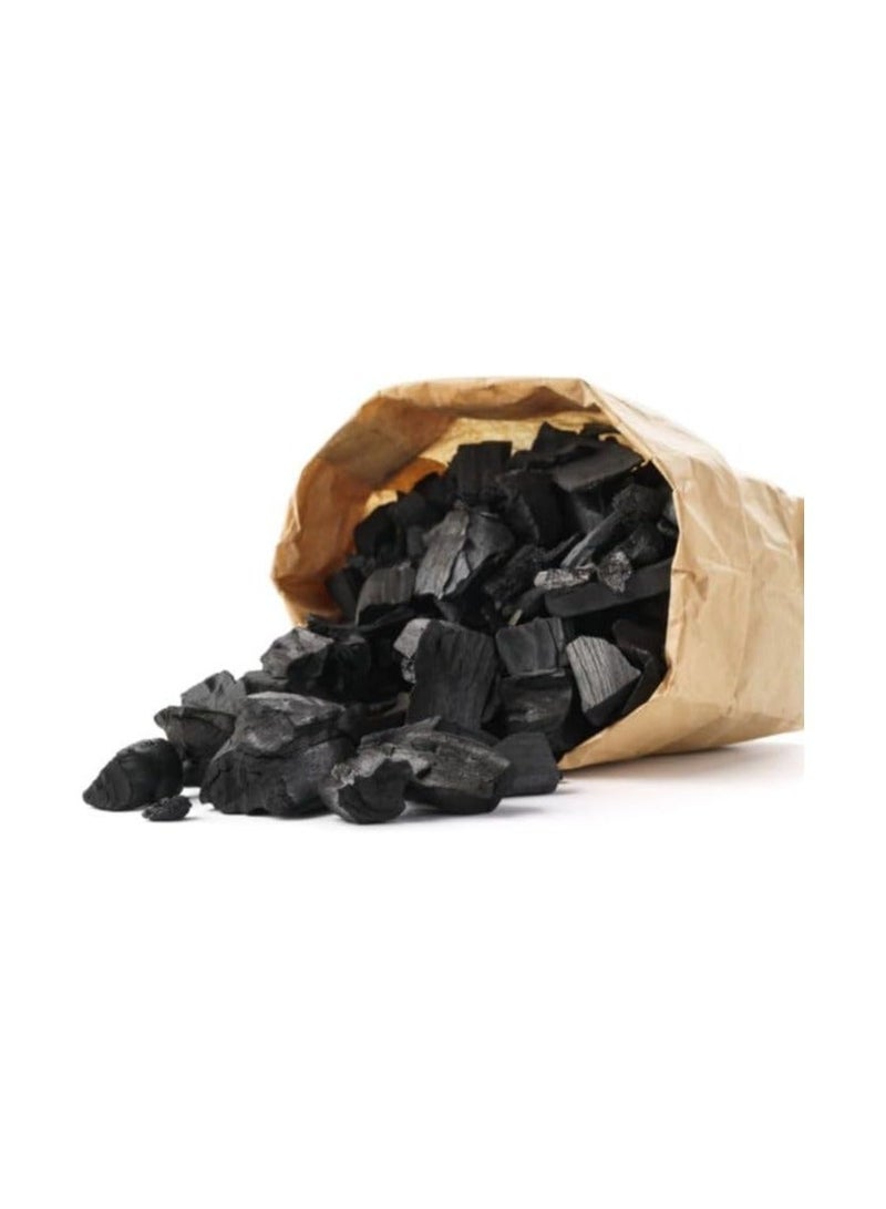 100% natural charcoal for grilling, shisha, and heating – quick ignition and long-lasting heat – 3-pack - Image 2
