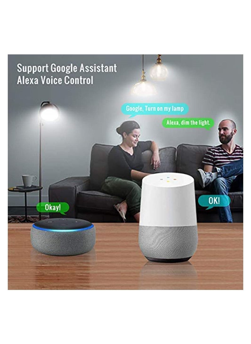 Generic - 2PCS Smart Light Bulb, 5W E14 Colorful Smart Bulb, App/Voice/Remote Control LED Light Bulb, Compatible with Alexa Google Home for Voice Control - Image 1