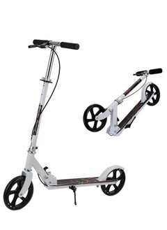 DMG TECH DMG Kick Scooter, Foldable Scooter with 4 Adjustment Levels Handlebar, Teens & Adult Scooter with Anti-Shock Suspension, Dual Brake Design, Max Load 100 KG, 8IN Big Wheels for Kids, Teen and Adults  - Image 1