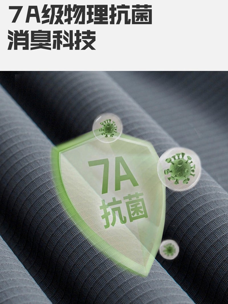 ✅ 7A Antibacterial Summer Ice Silk Shorts For Men, Quick-Drying Five-Point Pants For Women, Exquisite Grids Nylon Elastic Breathable, Printable Logo - Image 4