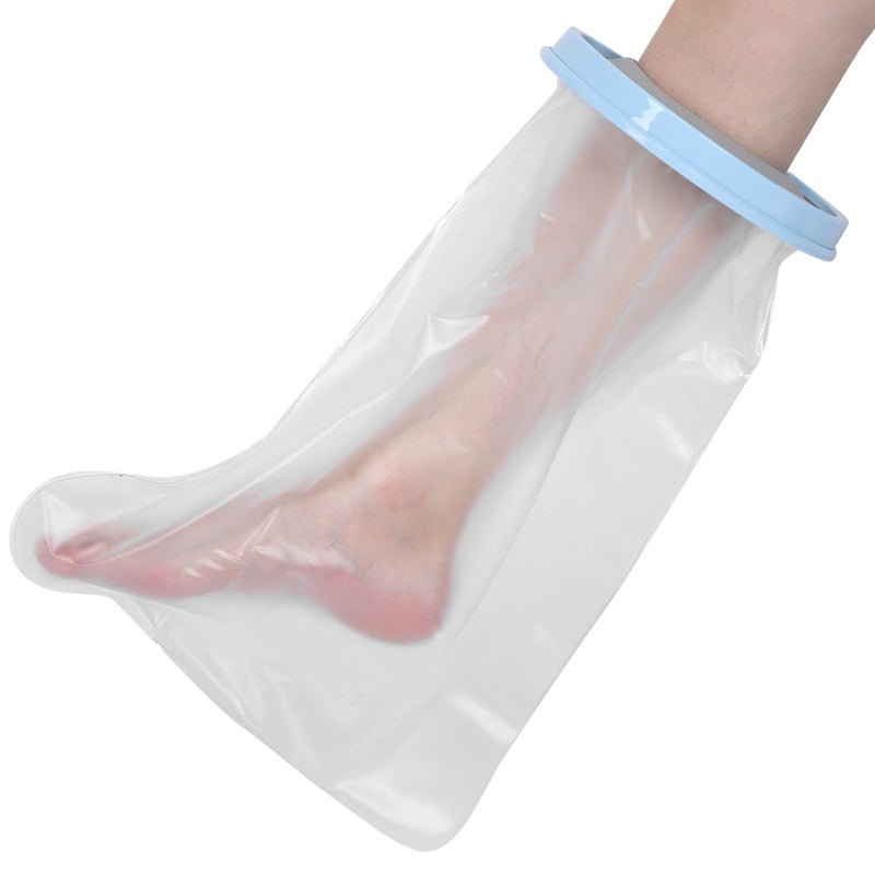 Kids Leg Cast Cover: Waterproof Non-Latex Protector - Customizable Secure Fit Easy To Put On for Shower Bath Child Wound Broken Leg Care - Image 3