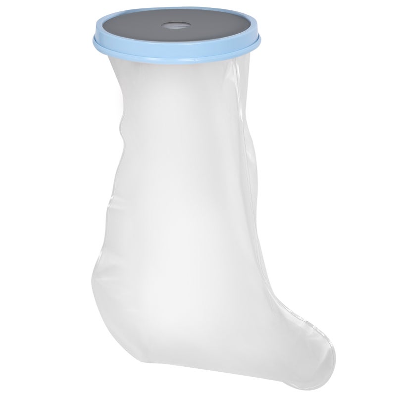 Kids Leg Cast Cover: Waterproof Non-Latex Protector - Customizable Secure Fit Easy To Put On for Shower Bath Child Wound Broken Leg Care - Image 1
