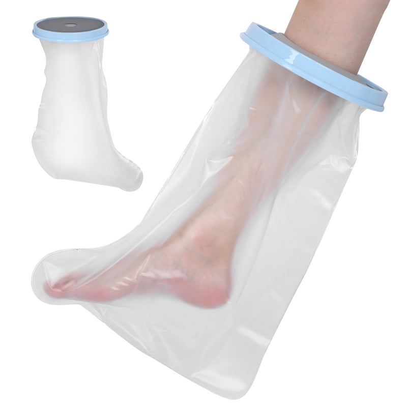 Kids Leg Cast Cover: Waterproof Non-Latex Protector - Customizable Secure Fit Easy To Put On for Shower Bath Child Wound Broken Leg Care - Image 5