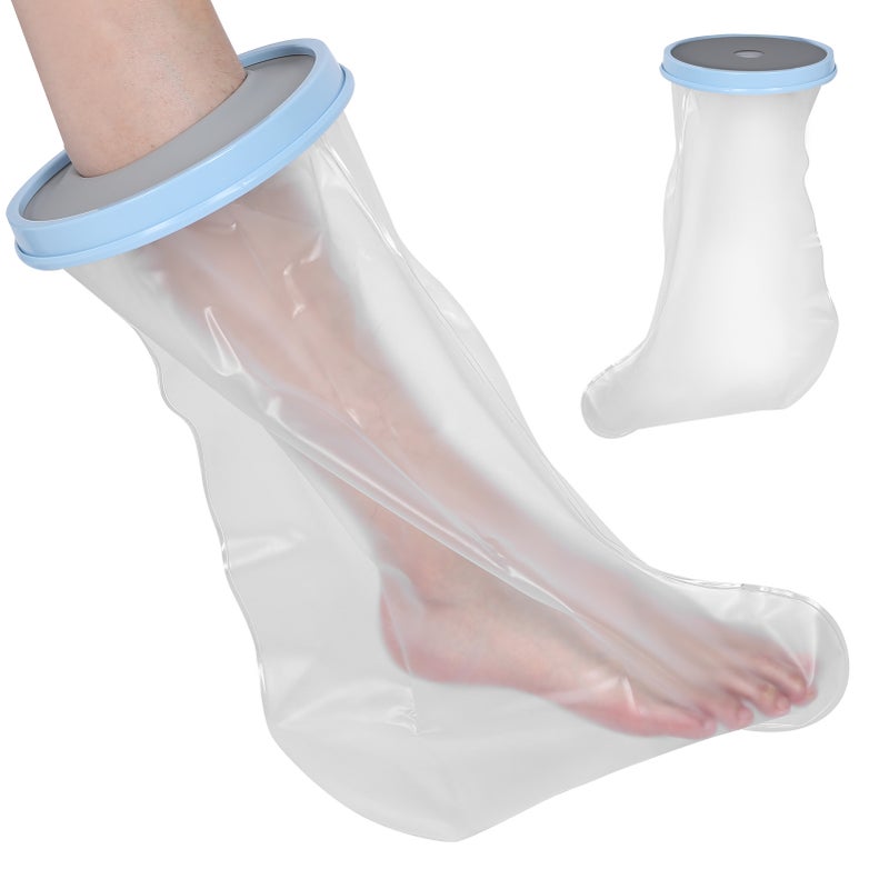 Kids Leg Cast Cover: Waterproof Non-Latex Protector - Customizable Secure Fit Easy To Put On for Shower Bath Child Wound Broken Leg Care - Image 4