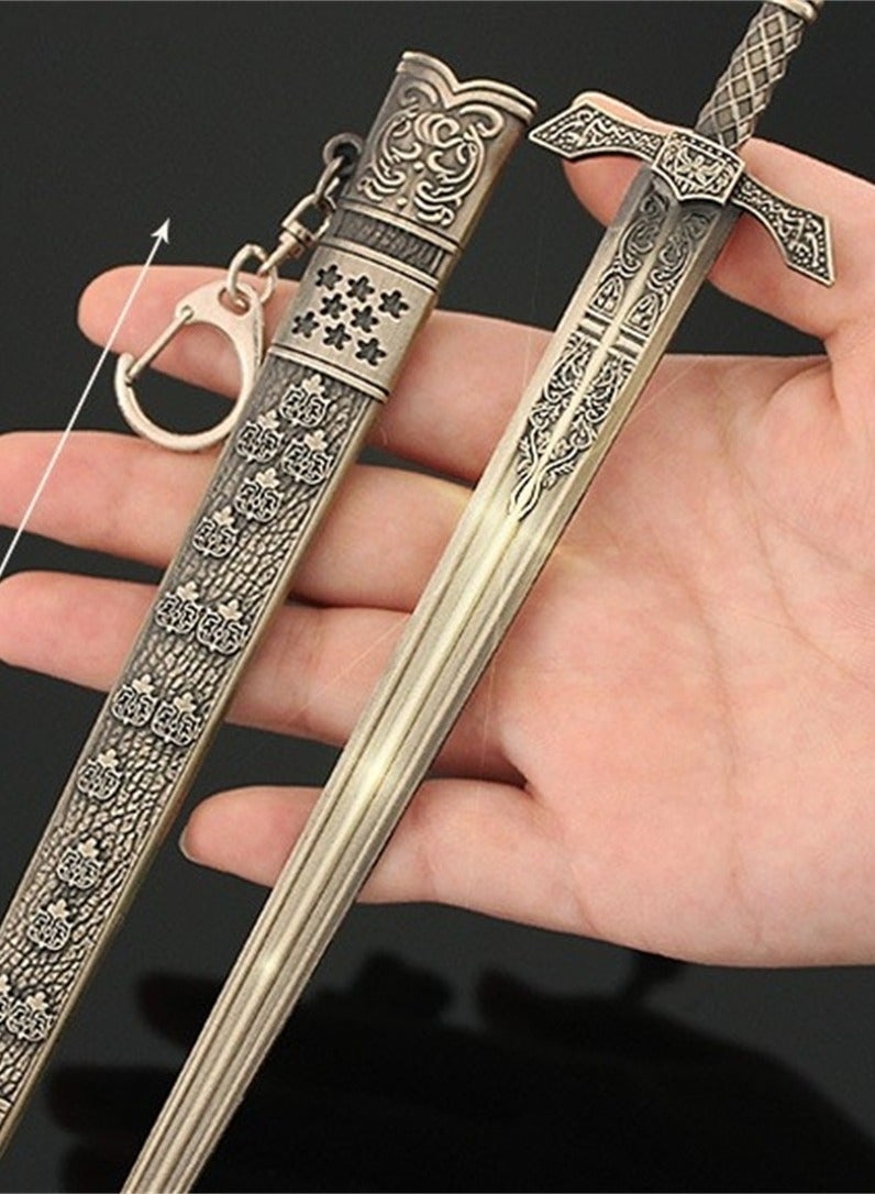 دعامات لعبة Elden Ring، سلاح معدني، زينة لعبة، سلسلة مفاتيح معدنية - Image 3