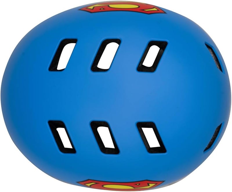 Spartan Superman MultiSport Helmet for Kids Ages 5–9 | Small Size 51–54cm | DC Superhero Bike, Skate & Scooter Safety Gear | Lightweight Shell with Ventilation & Adjustable Fit | SP-9142 - Image 3