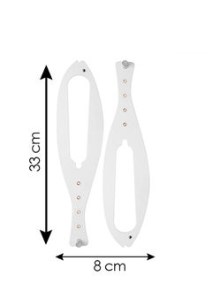 Bukela Cat Door Latch, Flex Latch Cat Door Holder, Cat Door Stopper to Keep Dog Out of Litter Boxes and Food, 5 Adjustable Size Strap 2.5-6" Wide, No Measuring, Easy to Install, White（2 Pcs）  - Image 3
