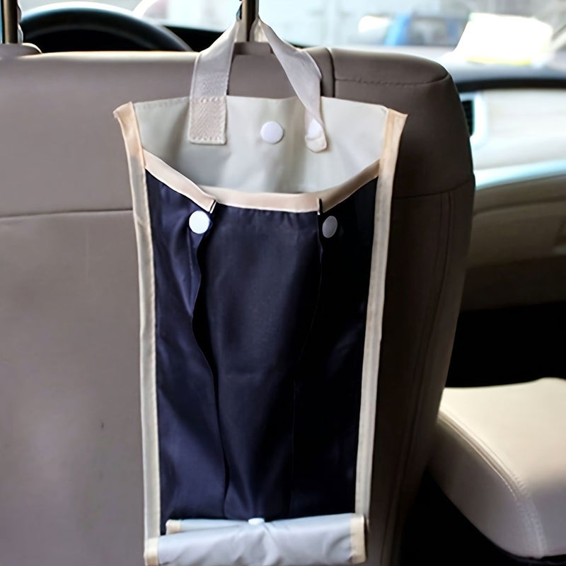 Navy Blue Car Umbrella Holder Storage Bag Compact Portable Travel Organizer - Image 4