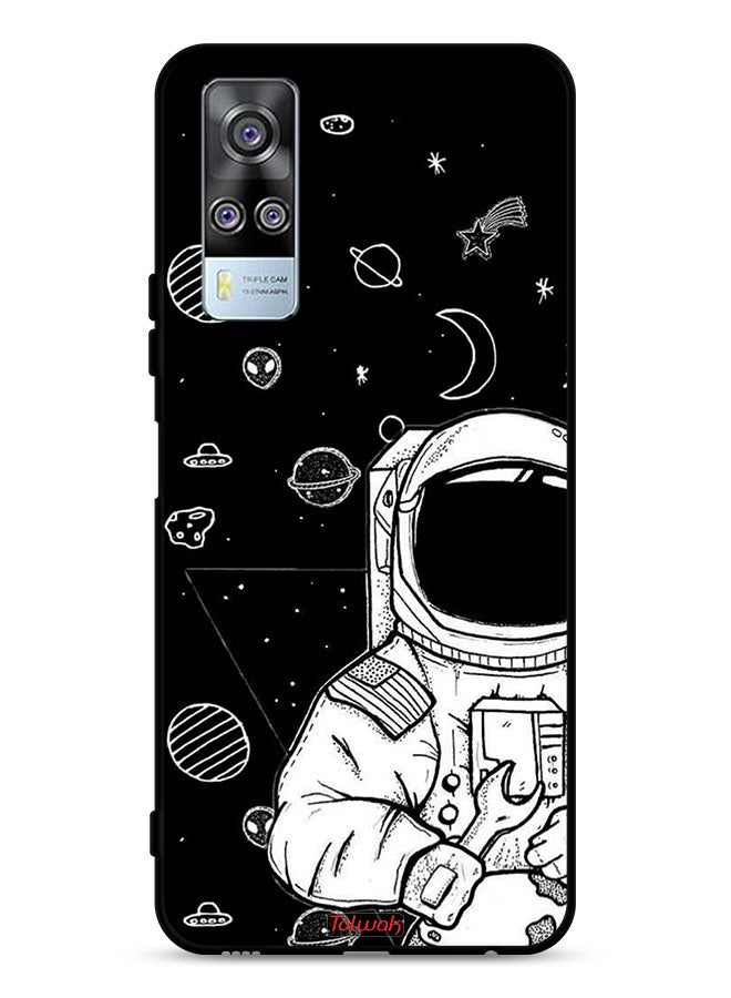 Tolwak vivo Y51 2020 Protective Case Cover Astronaut Art - Image 1