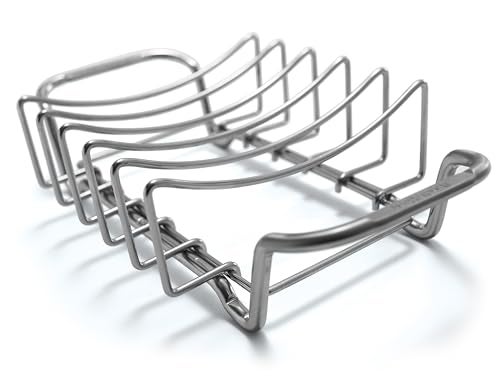 Broil King 62602 Rib Rack and Roast Support,Silver - Image 1