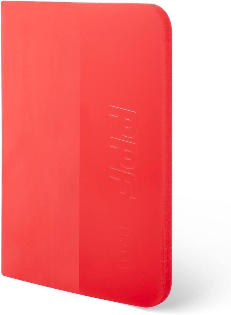 FOSHIO PPF Squeegee for Vinyl, Red 80A Hardness Medium Size Anti-Scratch TPU Rubber Window Tint Squeegee for Paint Protection Film, Car Window Tinting - Image 4