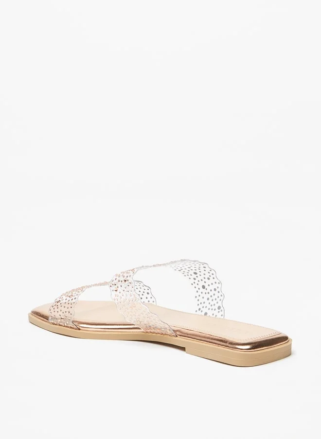 Celeste Women's Embellished Slip-On Flat Sandals