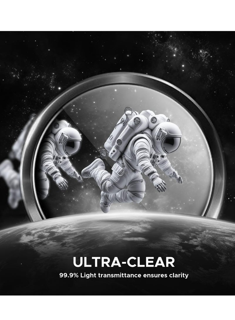 ليمتليس واقي عدسة الكاميرا iPhone 15 Pro Max iPhone 15 Pro، مع ملحقات واقي الشاشة من الزجاج المقوى، مقاوم للخدش، سهل التركيب (فضي، iPhone 15 Pro / 15 Pro Max) - Image 5