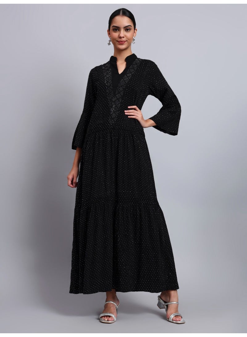 الايا جلابية نسائية قطنية بتطريز مرايا - Image 1