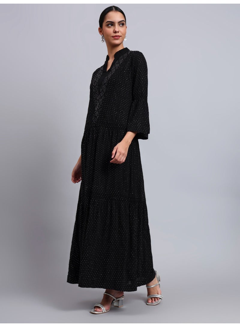 الايا جلابية نسائية قطنية بتطريز مرايا - Image 5