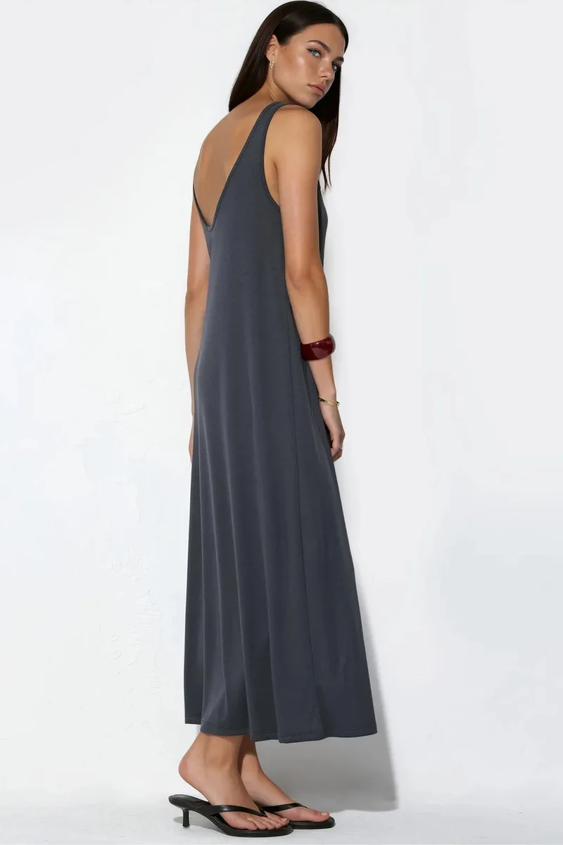 Busem BUSEM Solid Maxi Jersey Dress