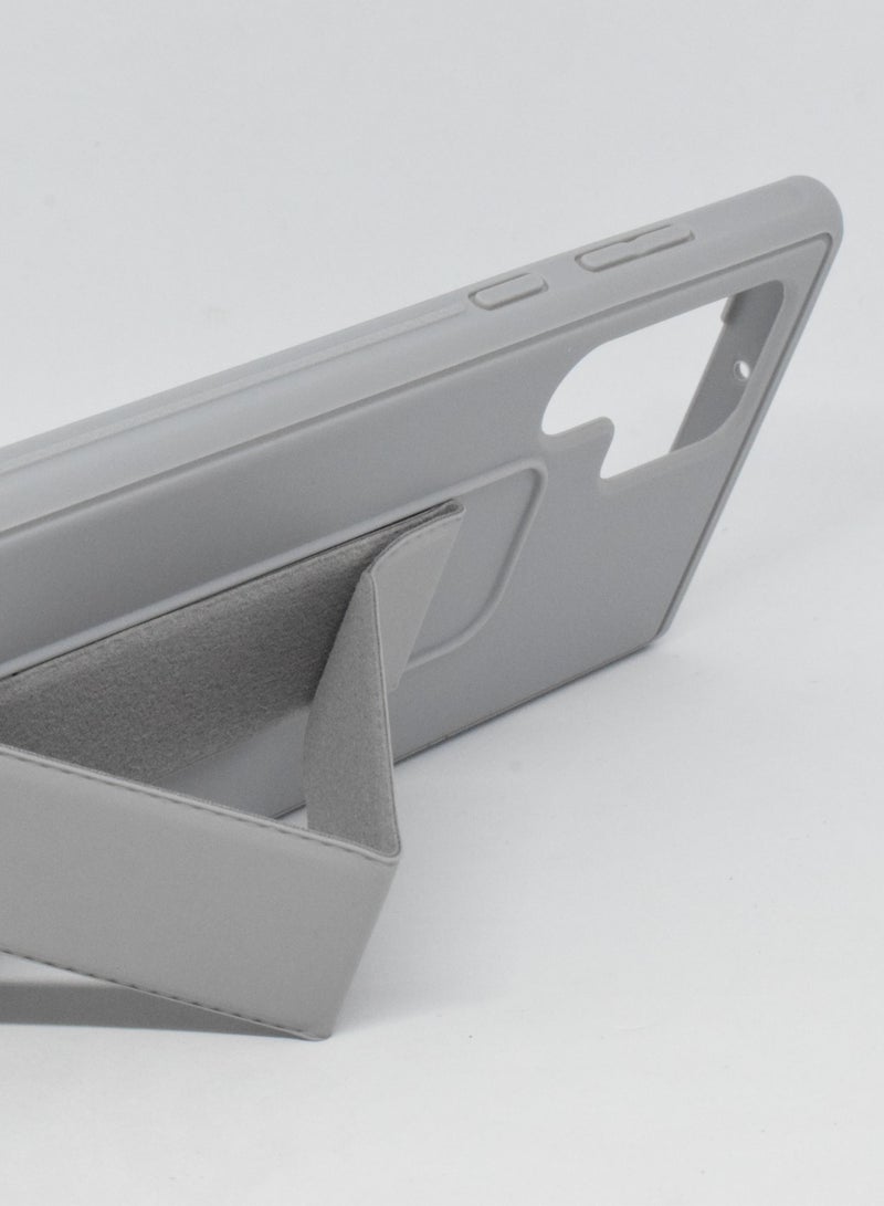 BORTONY Galaxy S22 Ultra Case, Fully Covered With Finger Grip Stand Holder Anti Slip Shockproof Protective Case Cover For Samsung Galaxy S22 Ultra - Image 4