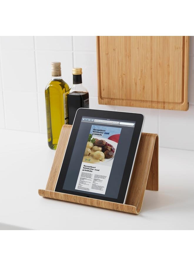 Generic Tablet stand, bamboo veneer, 26x17 cm  - Image 2