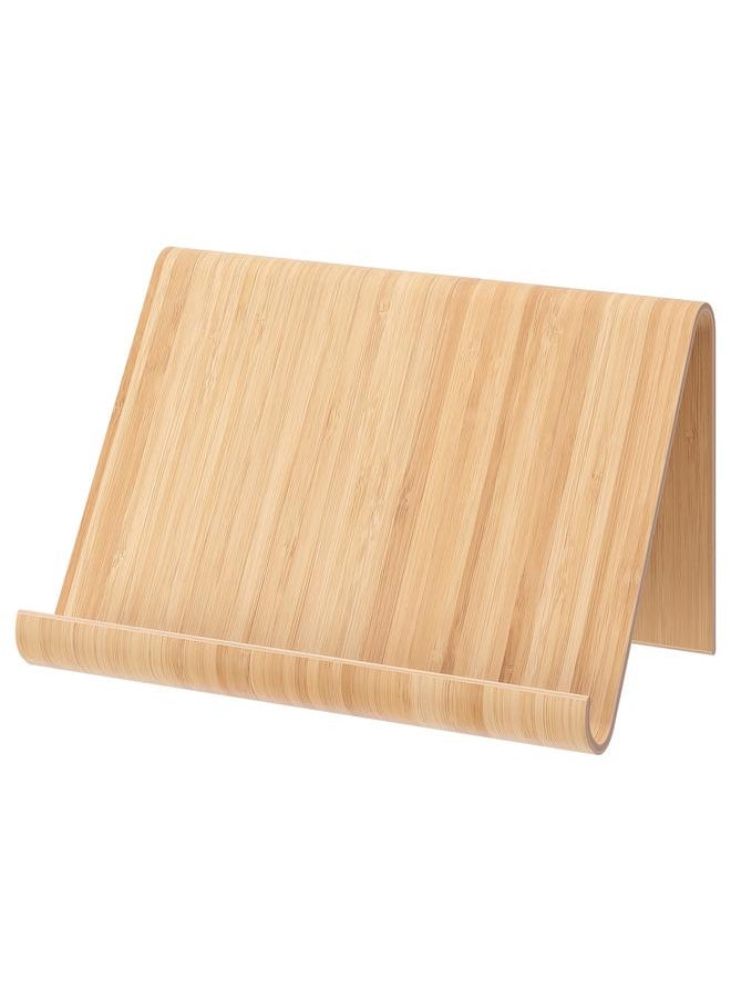 Generic Tablet stand, bamboo veneer, 26x17 cm  - Image 1