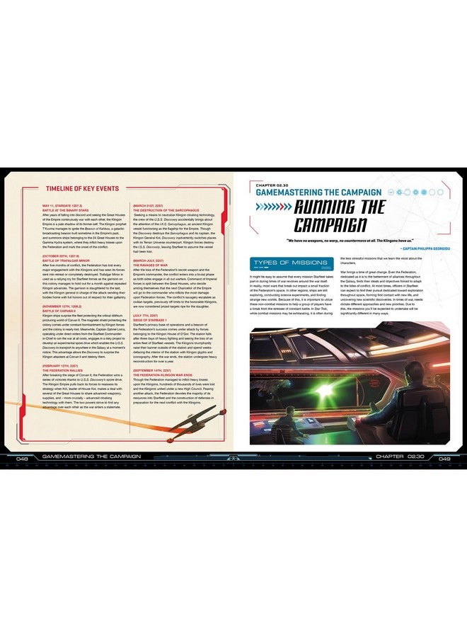 Modiphius Entertainment: Star Trek Adventures: The Federation-Klingon War Tactical Campaign - Hardcover RPG Book, Tabletop Role Playing Game - Image 4