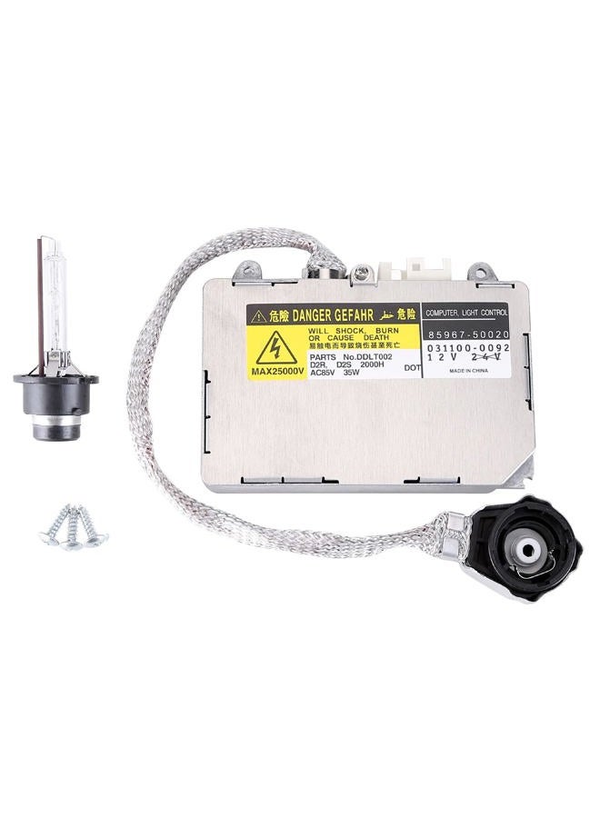 Oskkude Xenon HID Headlight Ballast Control Unit with Igniter & D2S Bulb Compatible with 2004-2009 RX330 RX350 RX400H Replaces 85967-50020 85967-51020 Headlight Ballast Module - Image 1