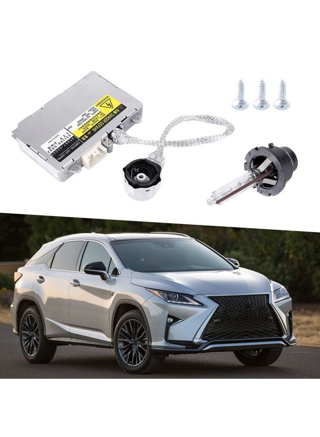 Oskkude Xenon HID Headlight Ballast Control Unit with Igniter & D2S Bulb Compatible with 2004-2009 RX330 RX350 RX400H Replaces 85967-50020 85967-51020 Headlight Ballast Module - Image 2