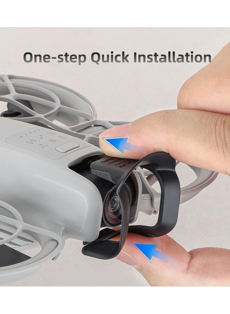 Lens Sunshade Hood for DJI NEO Anti-Glare Drone Lens Hood Camera Protector Cap Gimbal Protection Cover (Black)  - Image 5